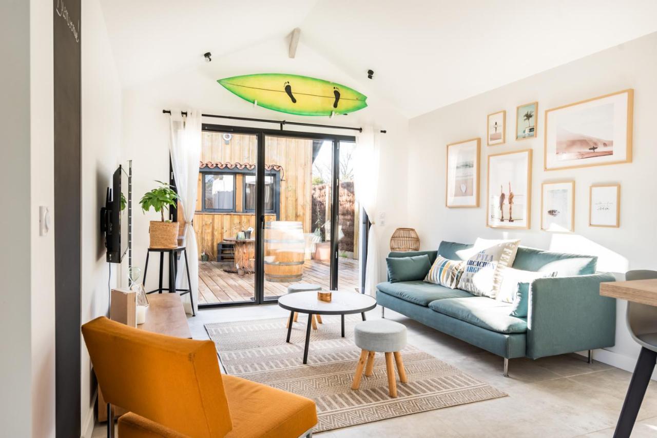 Frenchyhomes☆Bassin Surf☆La Hume☆6 Persグジャン・メストラ エクステリア 写真