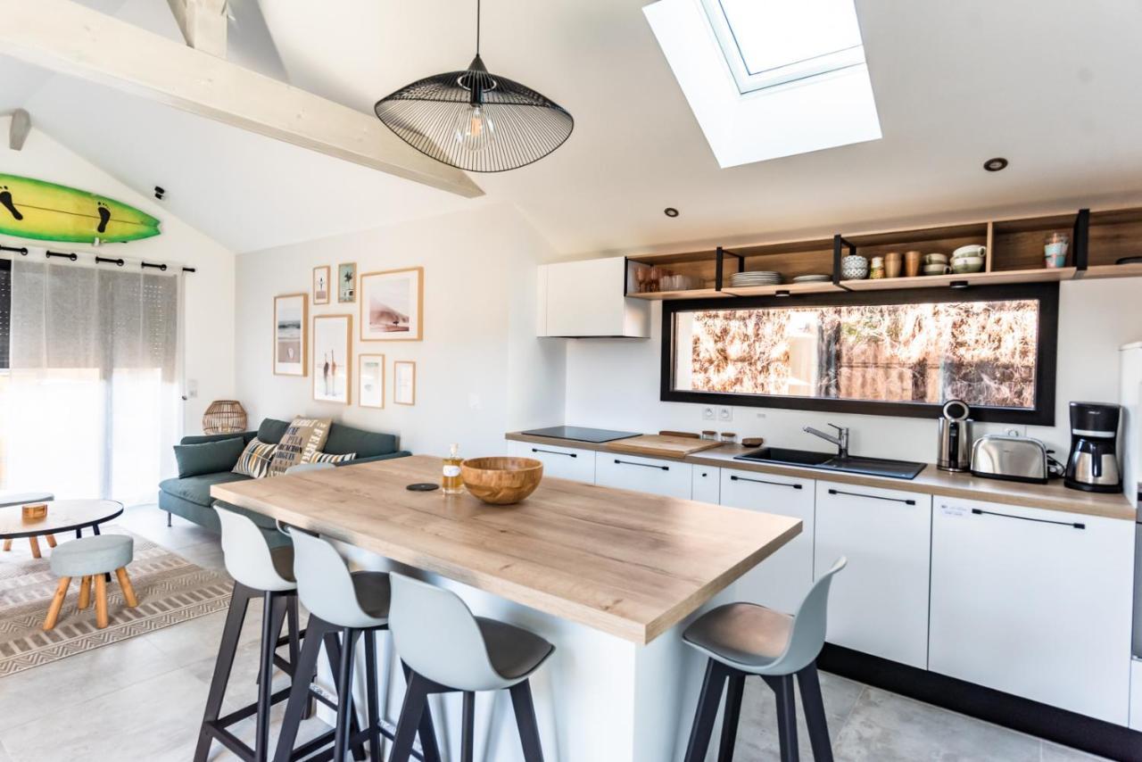 Frenchyhomes☆Bassin Surf☆La Hume☆6 Persグジャン・メストラ エクステリア 写真